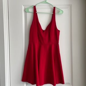 Red skater dress from urban outfitters size M